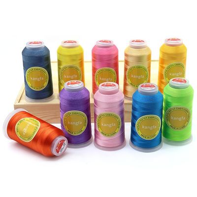 5000 Yard Polyester Εμβότυρο Νήμα για Cross Stitch Ζωηρό χρωματισμένο σχέδιο και ανθεκτικό