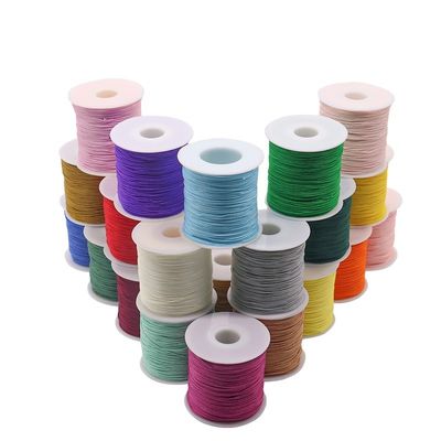 Άμεσο νήμα 0,8 mm νάιλον για ράβδους χάντρες DIY και κινέζικο κόμπο