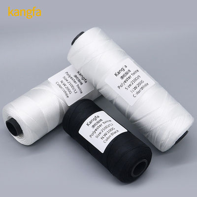 210d/12ply 100% νήμα πολυεστέρα υψηλής αντοχής για κροσέ και κουίτινγκ σε πολυσχρώματα