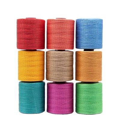 Δερμάτινο ραπτικό νήμα 1.0 mm επίπεδη κεραμική γραμμή πολυεστέρα για εξατομικευμένες πλεγμένες διακοσμήσεις