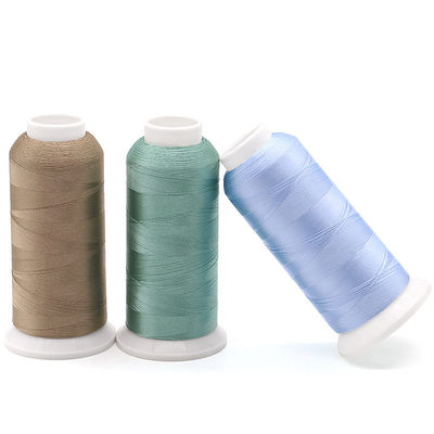 4000 Yard Pure Color Filament Yarn 100% Polyester Εμβότυρο Νήμα για Μηχανή 720 Χρώματα