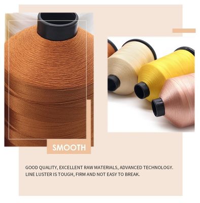 Πολυχρωματικό νήμα υψηλής αντοχής 210D/3 16OZ/roll Polyester Sewing Thread για πλέξιμο