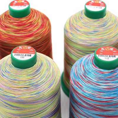 400 g ανά ρόλο 2 mm πλεκτό νήμα 420D/16 μη κεραμμένο νήμα πολυεστέρα για ράψιμο παπουτσιών