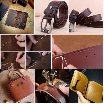 70m High Tension Polyester Thread for Leather Sewing 0.6mm Yarn Count Cored Sewing Thread Ηλεκτρονικό νήμα για ράψιμο δέρματος