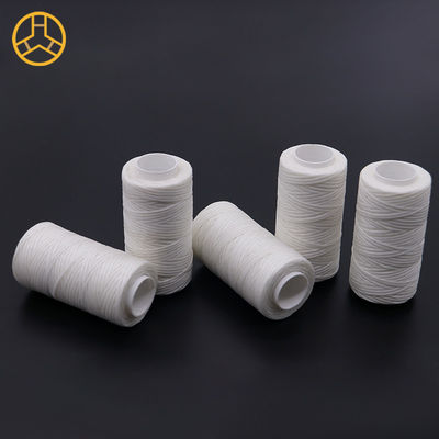 100% Polyester Flat Waxed Thread για Kangfa Αδιάβροχο 0,8mm 1mm Πολυεστέρα δέρμα 50m