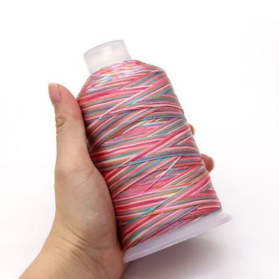 15PLY 250g 40 χρώματα Πολυχρωματική πλέξιμο νήμα πολυεστέρας για πλέξιμο