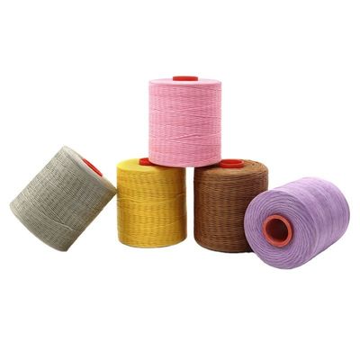 400g Polyester Wax Bonded Braided Thread για δερμάτινο ραπτικό νήμα 250D/16 Υποστήριξη OEM / ODM