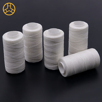 Kangfa 50M/Roll 0,8mm επίπεδα κεραμικά νήματα για δερμάτινα χειροτεχνικά παπούτσια τσάντα ζώνη boho υφαντική