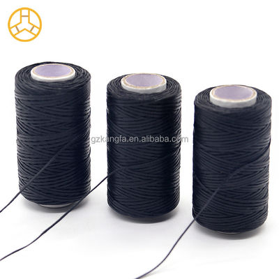 Kangfa 50M/Roll 0,8mm επίπεδα κεραμικά νήματα για δερμάτινα χειροτεχνικά παπούτσια τσάντα ζώνη boho υφαντική