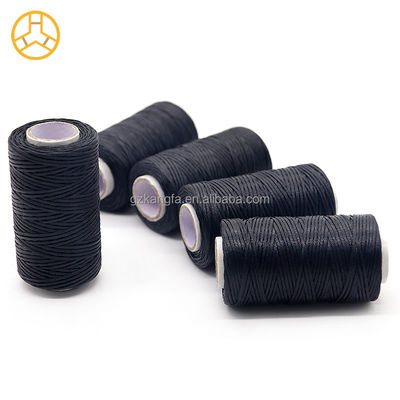 Kangfa 50M/Roll 0,8mm επίπεδα κεραμικά νήματα για δερμάτινα χειροτεχνικά παπούτσια τσάντα ζώνη boho υφαντική