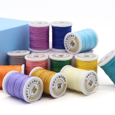 50m 0,8mm Yarn Count Waxed Thread Ιδανικό για επισκευή δερμάτινων εργασιών