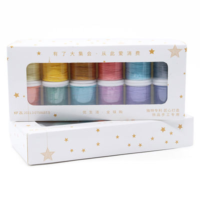 50m 0,8mm Yarn Count Waxed Thread Ιδανικό για επισκευή δερμάτινων εργασιών