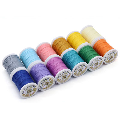50m 0,8mm Yarn Count Waxed Thread Ιδανικό για επισκευή δερμάτινων εργασιών