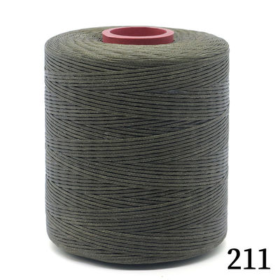 210D/16 Polyester ραπτικό νήμα Χειροποίητο δερμάτινο κερασμένο νήμα 0,8mm 1mm 240 χρώματα