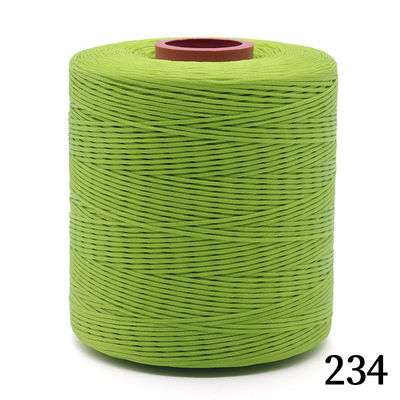 210D/16 Polyester ραπτικό νήμα Χειροποίητο δερμάτινο κερασμένο νήμα 0,8mm 1mm 240 χρώματα
