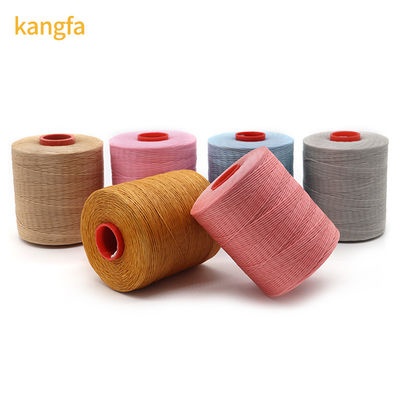 410G Kangfa 0,8mm επίπεδη κηροειδή νήμα για χειροποίητο ράψιμο δέρματος σε 210D/16 αριθμό νήματος