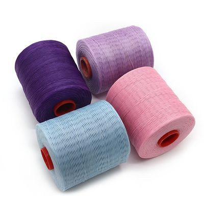 Kangfa 0,8mm 1mm Polyester χειροποίητη πλέξη κεραμιδόμενη κλωστή υψηλή αντοχή για δερμάτινα προϊόντα
