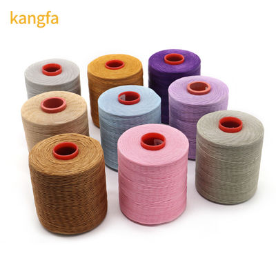 Kangfa Poly Flat Waxed Thread 0.8mm 1mm Διαφορετικά χρώματα για δερμάτινα αξεσουάρ