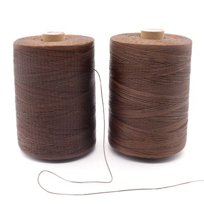 1 kg ανά κώνιο επίπεδα κηροειδή νήματα 150D/16 Πολυέστερ για δερμάτινα προϊόντα