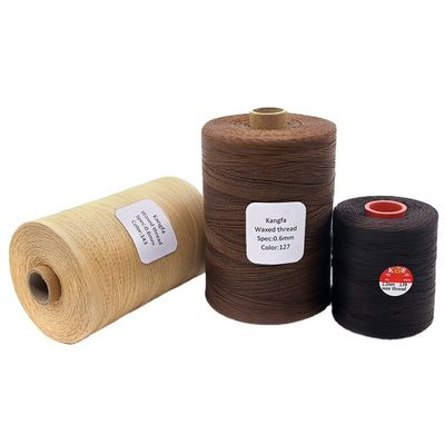 1 kg ανά κώνιο επίπεδα κηροειδή νήματα 150D/16 Πολυέστερ για δερμάτινα προϊόντα