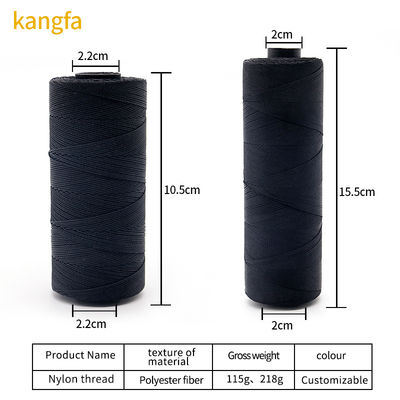 210D/12PLY 210D/18PLY 100% νήματα αλιευτικών διχτυών από πολυεστέρα για ράψιμο δέρματος και ενδυμάτων