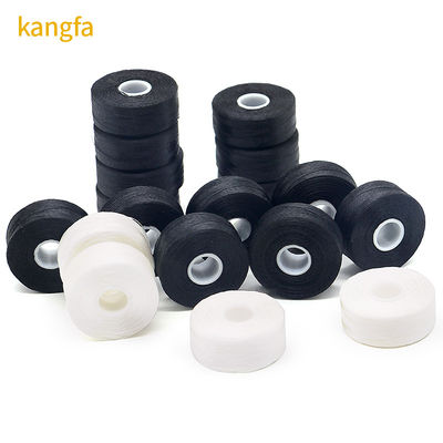 Καγκφά 100% Πολυεστέρα Λευκό 75d/2 144pcs/box Μέγεθος L Πολυεστέρα Προπυκνωμένο Νήμα για Έμβιτρο