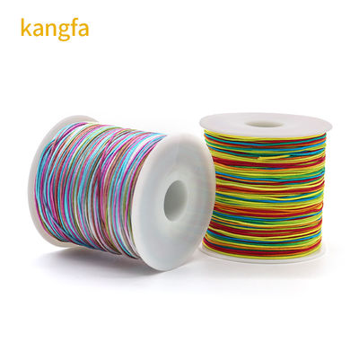 Σιγκάλ ή Rainbow Color 0,8mm Nylon Cord για DIY Κοσμήματα