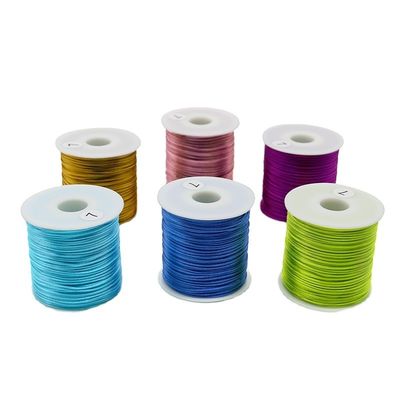 0.8/1.0/1.5/2mm Νάιλον νήμα για πλεγμένα βραχιόλια και κινέζικο κόμπο μακραμ