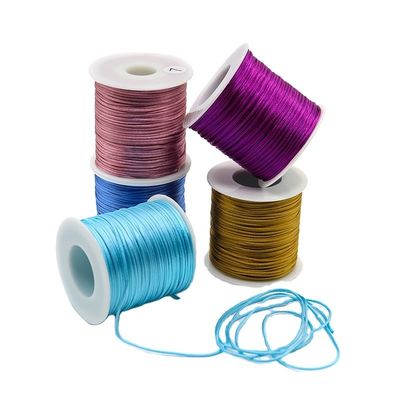 OEM/ODM Αποδεκτό 500m/Roll Strong Elastic Crystal Beading Cord για κατασκευή κοσμημάτων DIY