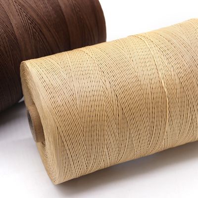 Δωρεάν δείγμα 1KG επίπεδα νήματα ράψιμο Polyester Braid Δύναμη Δερμάτινο νήμα Wax νήμα