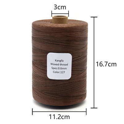 1kg Δαχτυλό νήμα με κερί 240 χρώματα για δέρμα 0,6 mm 0,8 mm 210dD μοτίβο βαμμένο