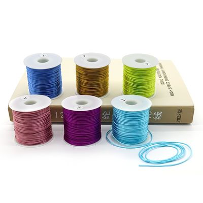 1.0mm Νάιλον νήμα 16 Πλυ ποντίκι ουρά σχοινί για υφασμένο κινέζικο κόμβο βραχιόλι χειροτεχνία