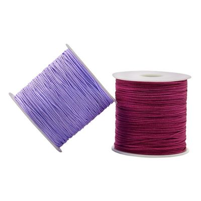 Άμεσο νήμα 0,8 mm νάιλον για ράβδους χάντρες DIY και κινέζικο κόμπο