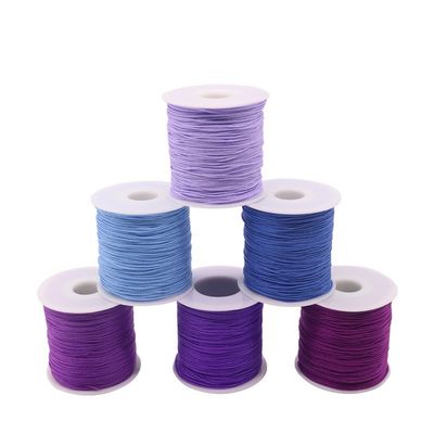 Άμεσο νήμα 0,8 mm νάιλον για ράβδους χάντρες DIY και κινέζικο κόμπο