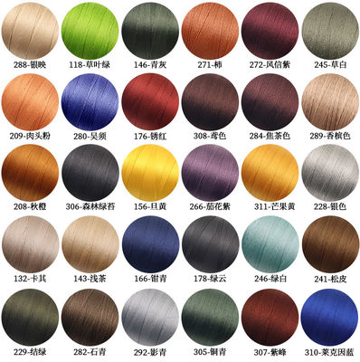 30g Ένα ρόλο στρογγυλό κηροειδές νήμα DIY χειροποίητο 0,65MM Δερμάτινο ραπτικό νήμα πολυεστέρα