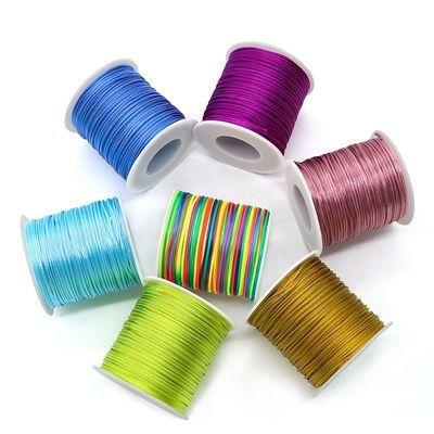 0.8mm νάιλον καλώδιο νήμα προστατευμένο από την υπεριώδη ακτινοβολία για πλέξιμο κινέζικου κόμβου βραχιόλια μακραμέ