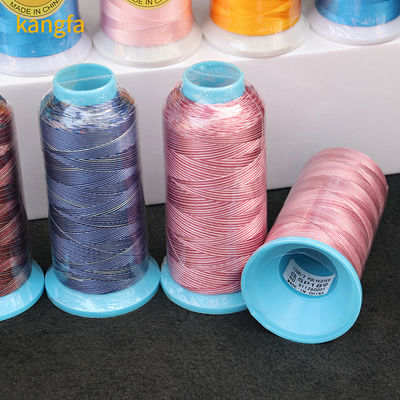 120D/2 2 Νήμα Boho Polyester Πολυδιάστατη κεντή κλωστοϋφαντουργία Νήμα 4000 Yards 96 Χρώματα