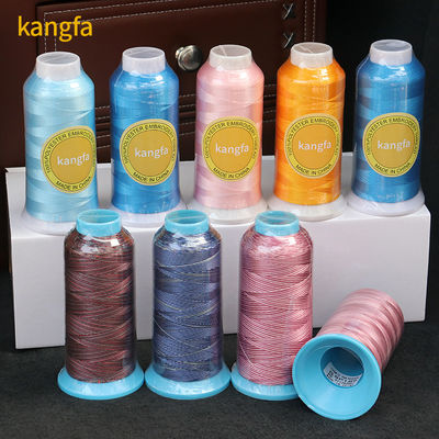 120D/2 2 Νήμα Boho Polyester Πολυδιάστατη κεντή κλωστοϋφαντουργία Νήμα 4000 Yards 96 Χρώματα