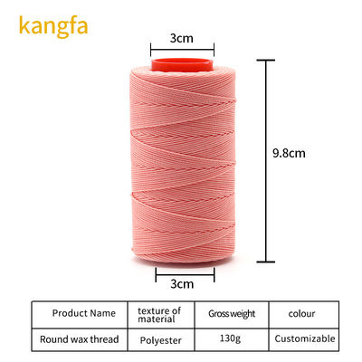 110g στρογγυλό κεραμμένο νήμα για δέρμα DIY 100 χρώματα 1.0mm ράψιμο χειροποίητο ράψιμο στυλ boho