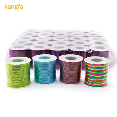 80μ Κινέζικος κόμπος Μακραμέ String 1mm Διαμέτρου Polyester Cord Thread για DIY κατασκευή κοσμημάτων