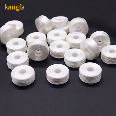 Τύπος L πλευρά λιγότερο 144pcs/box Πολυέστερ Προετοιμασμένα νήματα λευκό 75D/2 υψηλή αντοχή