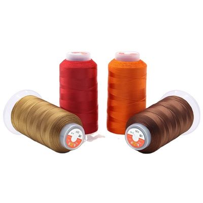 100g High Strength Bonded Polyester Thread για ποδοσφαιρική τσάντα ράψιμο βαμμένο σχέδιο