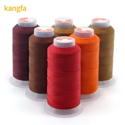 100g High Strength Bonded Polyester Thread για ποδοσφαιρική τσάντα ράψιμο βαμμένο σχέδιο