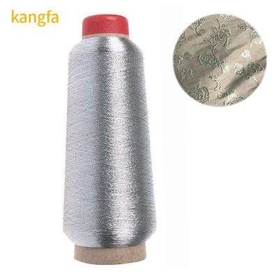125g 150D μεταλλικό νήμα ασημένιο νήμα ραπτικής για ρούχα 100% πολυεστέρα