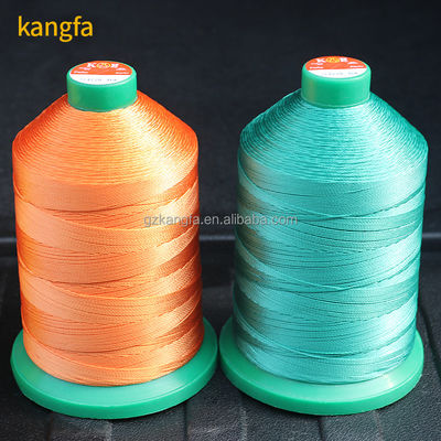 240 χρώματα Tex90 Heavy Duty Tan Nylon Thread Μέγεθος 90 250 D για δερμάτινα τζιν