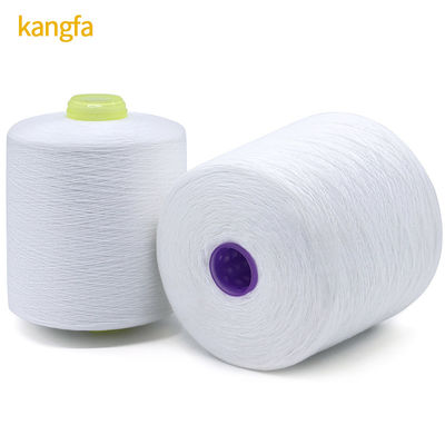 Λευκό 1,25kg 40/2 20/3 30/3 100% νήμα πολυεστέρα για OEM σε λευκό μοτίβο