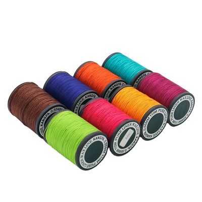 35g βάρος πλαστικό κώνιο λινό κεραμμένο νήμα για ράψιμο δέρματος 70m σε υλικό κώνου