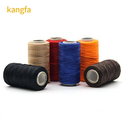 Υψηλής αντοχής 50m Polyester 210D/16 Δερμάτινο ράψιμο νήματος για δερμάτινη τσάντα πορτοφόλι
