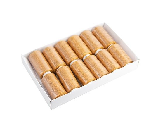 Υψηλής αντοχής 50m Polyester 210D/16 Δερμάτινο ράψιμο νήματος για δερμάτινη τσάντα πορτοφόλι