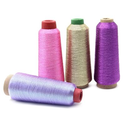 150D/2 Polyester Ειδώδης Μηχανή Εμβόλωσης Υψηλής θερμοκρασίας ανθεκτικός μεταλλικός νήμα